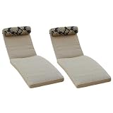 RST Outdoor Delano Lounger Mattress Cushion Set Patio Furniture, 2-Pack
