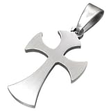 Classic Brushed Finish Cross in Stainless Steel