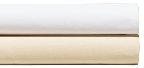 Pike Street 510-Thread Count 100% Cotton Sateen King Sheet Set, White