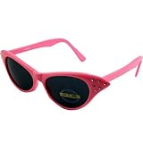 G&G Rhinestone Cat Eye 50s Party Sunglasses