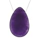 Sterling Silver Amethyst Teardrop Pendant, title=