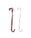 Glamos 725189 18-Inch Heavy Duty Metal Extension Hook - 10 Pack Red