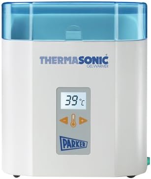 Thermasonic LCD gel warmer, multi-bottle w/3 bottles of ultrasound couplant