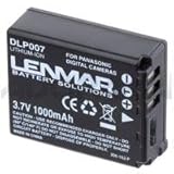 Lenmar DLP007 Digital Camera Equivalent to the Panasonic CGA-S007A Battery