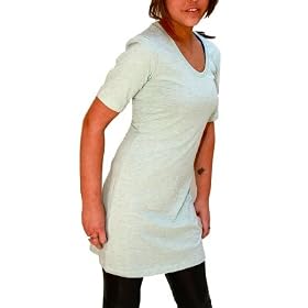 Buy American Apparel RSA2314 Fine Jersey Short Sleeve Crew Neck T-Shirt Dress by American Apparel