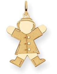 Genuine IceCarats Designer Jewelry Gift 14K Kid Charm