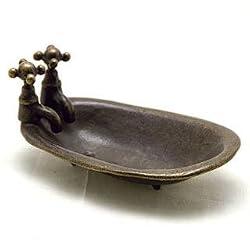 Brass Bathtub Card/Key Holder