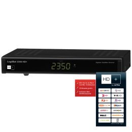 LogiSat 2350 digitaler HD-Satelliten-Receiver inkl. HD+ Karte f&uuml;r 12 Monate (HDMI, DVB-S/S Preisvergleich