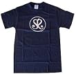 STRAYLIGHT RUN - Heart Logo / Crest - Black T-shirt