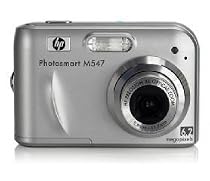 HP PhotoSmart M547 - Digital camera - compact - 6.2 Mpix - optical zoom: 3 x - supported memory: MMC, SD, SDHC