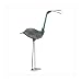 Iron Standing Crane Statue