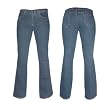 8&9 "ZAIDA" Classic 5 Pocket Denim Blue Jeans by Eight & Nine Designs Flare Moderate Low Rise SALE!