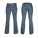 8&9 "ZAIDA" Classic 5 Pocket Denim Blue Jeans by Eight & Nine Designs Flare Moderate Low Rise SALE!