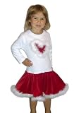 Sweetheart Velvet & Maribou Dress 3M-14/16