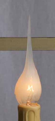 Box of 10 Silicone Country Candle Light Bulbs - Replacement Bulbs