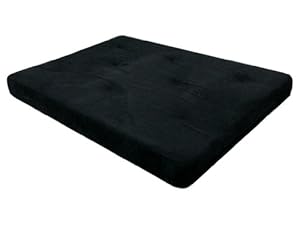 DHP 6-Inch Futon Mattress, Black