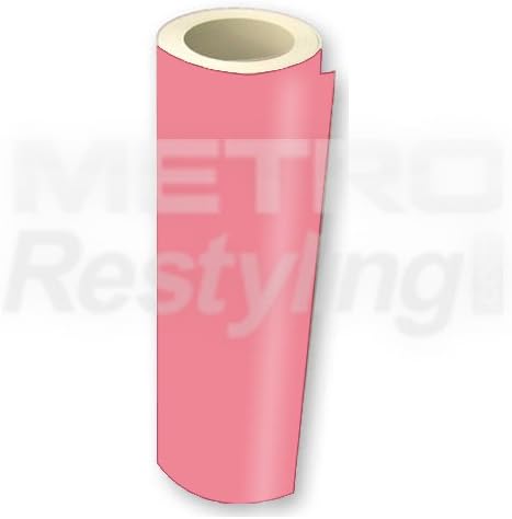 Metro Gloss Pink High Performance Vinyl Wrap Film 24"x12"