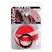 1.25in rubber cock ring – black