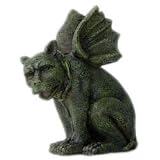 Winged Gargoyle with Chain Garden Statue