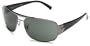 Ray-Ban Men's 3357 Double Bridge Sunglasses,Pewter Frame/Smoke Gradient Lens,63 mm