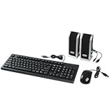 3-IN-1 Keyboard, Mouse, Speaker Combo Kit, USB