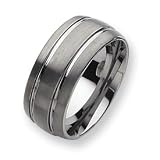 Tungsten 10mm and Polished Band TU46-9