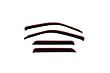 Auto Ventshade 194001 In-Channel Ventvisor - 4 Piece