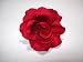 Red Rose Vintage Style Pin Up Hair Flower Barrette Clip