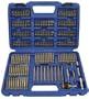 Westward 1VXP2 Screwdriver Bit Set, 1/4 Hex Dr, 175 Pc
