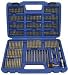 Westward 1VXP2 Screwdriver Bit Set, 1/4 Hex Dr, 175 Pc