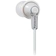 Panasonic RP-HJE120-S In-Ear Earbud Ergo-Fit Headphone (White/Silver)