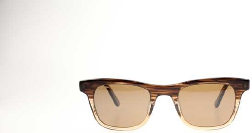 Maui Jim H241-01 Chocolate Fade Aloha Friday Wayfarer Sunglasses Polarised