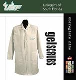 South Florida Bulls Long Lab Coat from Gelscrubs