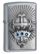 Custom Genuine Swarovski crystals highlight the cross and crown Zippo Lighter Free Engraving 31so6wigNTL Custom Genuine Swarovski crystals highlight the cross and crown Zippo Lighter Free Engraving