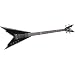Dean Dime Razorback V Bass, Classic preto
