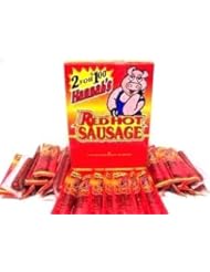 Grocery: Hannahs Red Hot Sausage 50 ct box - Knauss