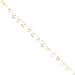 14K Tri Color Gold Heart Fancy Link Bracelet 7.25