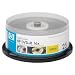 HP LightScribe mv1.2 - 25 x DVD+R - 4.7 GB 16x - LightScribe - spindle - storage media