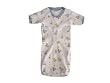 ANNA'S Preemie 100% Snuggly Soft Peruvian Cotton - Teddy and the Bee's Bag Gown with Front Opening