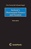 Jackson's matrimonial finance