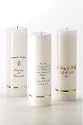 Personalized Unity Candles (1 per order) Wedding Accesory