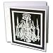 Florene Art Deco & Nouveau - 1920s Chrystal Chandelier - Greeting Cards-12 Greeting Cards with envelopes