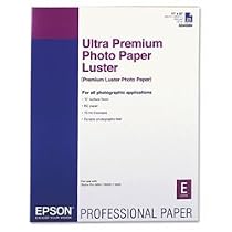 Epson Ultra Premium 17 x 22 Inch Luster Photo Paper 25 Count (S042084)