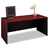 bush office desk Bush WC36742   Series C Rectangular Desk, 66w x 29 3/8d x 29 7/8h, Mahogany