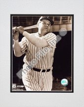 Photo File New York Yankees Babe Ruth Matted Photo