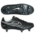 Nike Tiempo Natural II Soft Ground Football Boots - Black/Sail - Kids