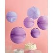 Martha Stewart Lanterns, Purple Accordion