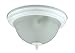 Cal Lighting LA-180S-WH One Light Flush Mount