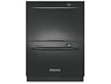 Double Drawer Dishwasher Black Panel Kit(Black)