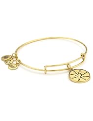 Alex and Ani Bangle Bar "Star of Venus" Russian-Gold Expandable Bracelet